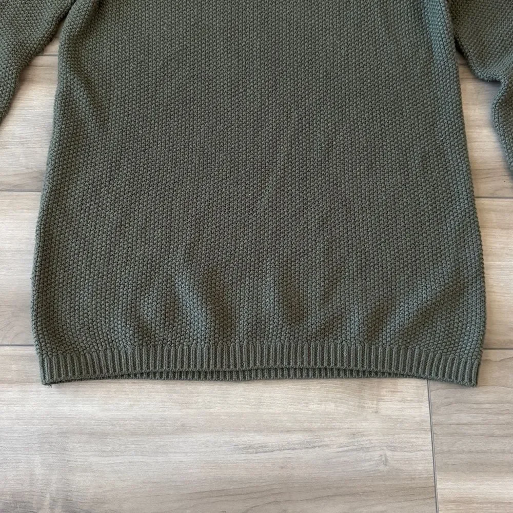 H&M Divided Pullover Olive Green Sweater Medium - Picture 3 of 7